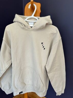 Beige Men's WLKN Hoodie
